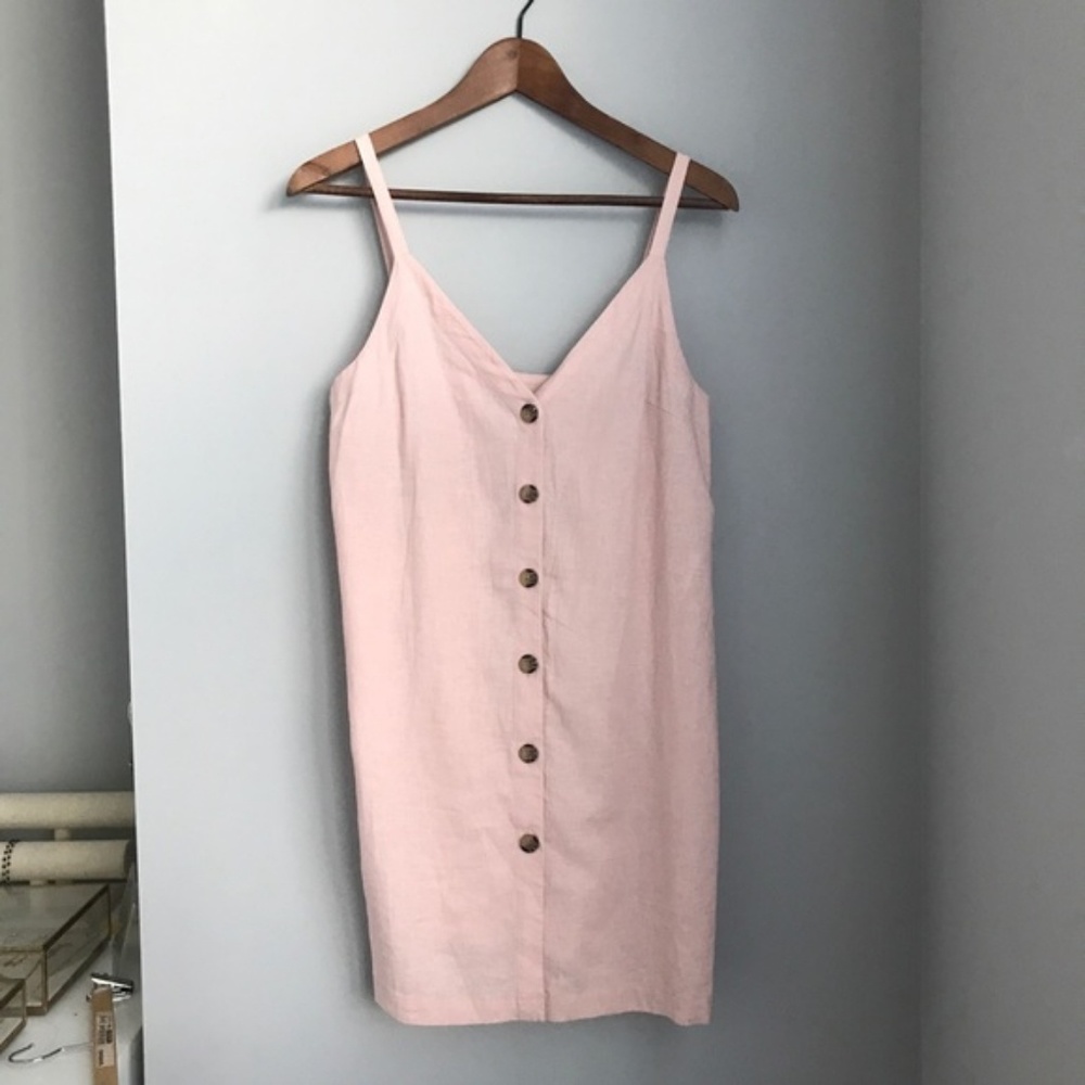 Topshop linen dress